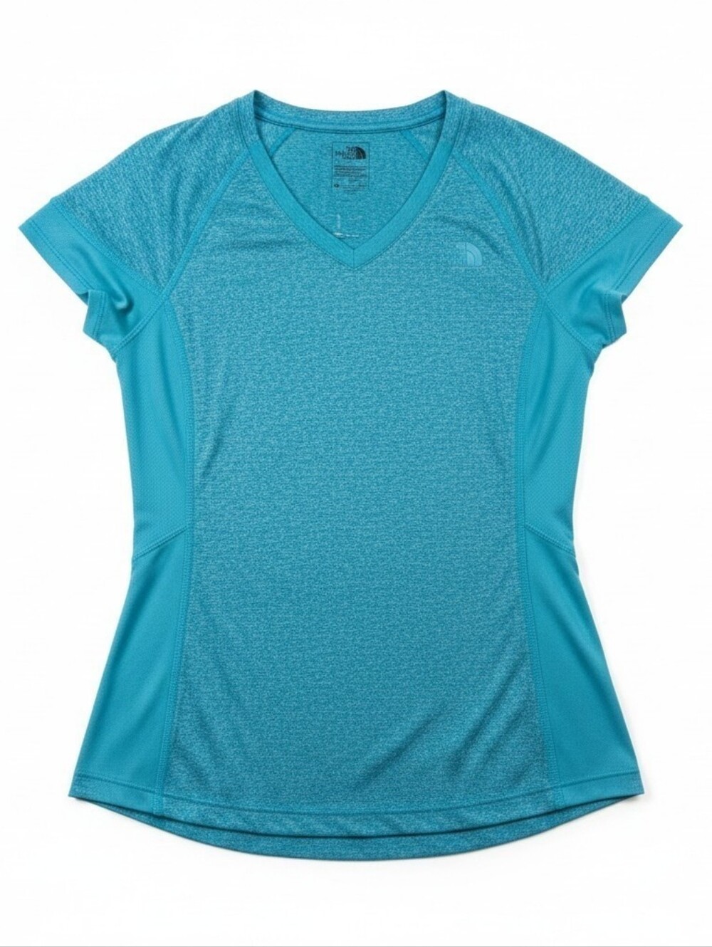 The North Face Women's Reaxion Amp V-Neck Tee, a lightweight Size XS